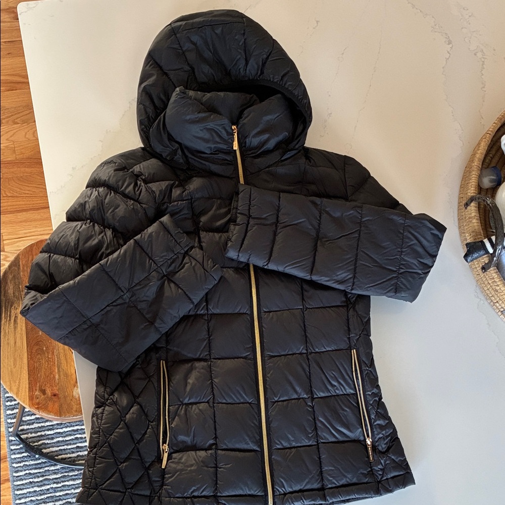 Michael Kors Black Quilted Jacket